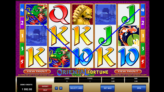 Бонусная игра Oriental Fortune 7