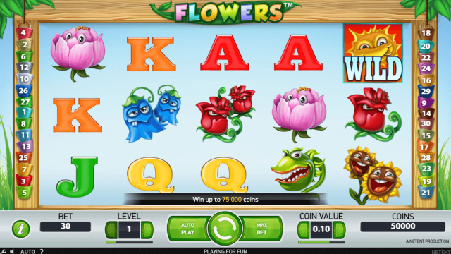 Игровой интерфейс Flowers 1