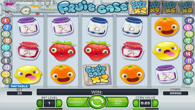 Игровой интерфейс Fruit Case 9