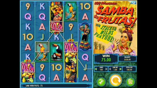 Бонусная игра Samba De Frutas 1