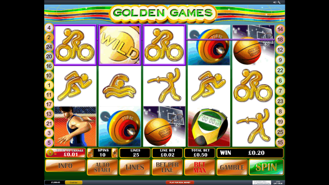 Игровой интерфейс Golden Games 4