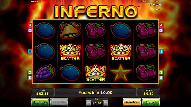 Бонусная игра Inferno 8