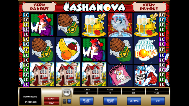 Игровой интерфейс Cashanova 7