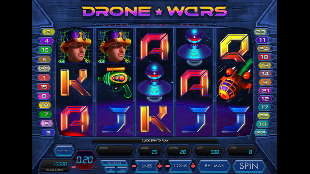 Бонусная игра Drone Wars 7