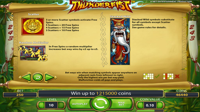 Игровой интерфейс Thunderfist 1