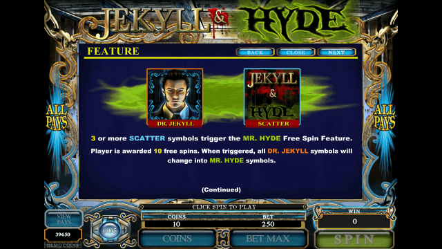 Игровой интерфейс Jekyll And Hyde 5
