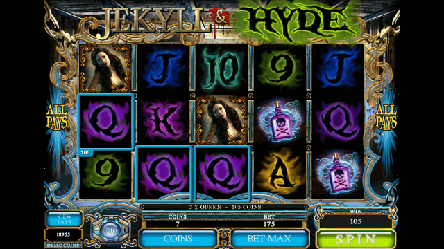 Характеристики слота Jekyll And Hyde 10