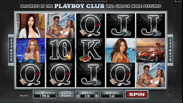 Игровой интерфейс Playboy 8
