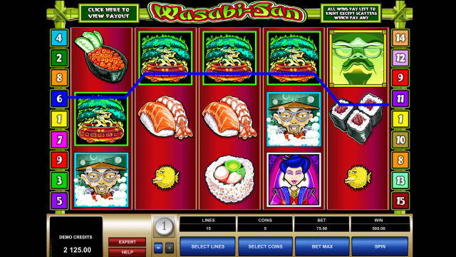 Бонусная игра Wasabi-San 3