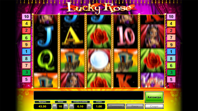 Характеристики слота Lucky Rose 10