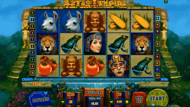 Игровой интерфейс Aztec Empire 2