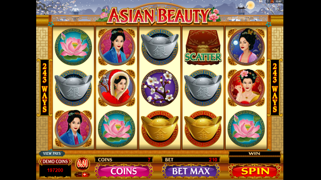 Игровой интерфейс Asian Beauty 3