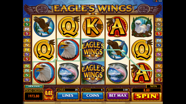 Игровой интерфейс Eagle's Wings 9