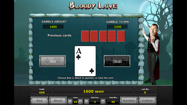 Игровой интерфейс Bloody Love 3