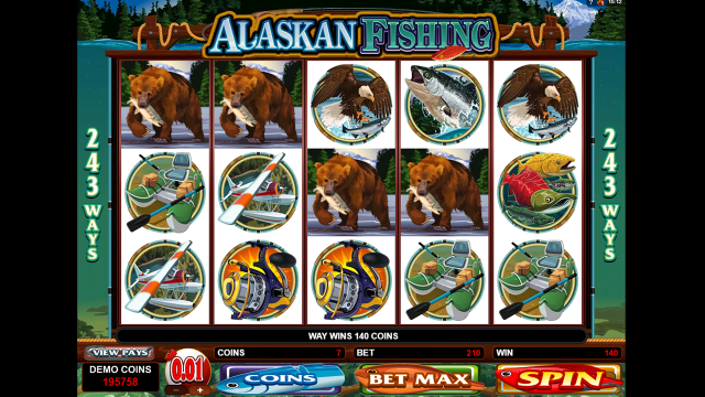 Игровой интерфейс Alaskan Fishing 5